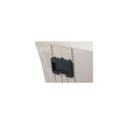 Cesta delantera fija BASIL "Bilbao" KF, nude metalizado