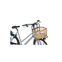 Cesto frontal "GREEN LIFE RATTAN M", em rattan, marrom natural.