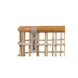 Cesto frontal "GREEN LIFE RATTAN M", em rattan, marrom natural.