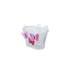 Cestino anteriore per bambini "JASMIN BUTTERFLY", bianco