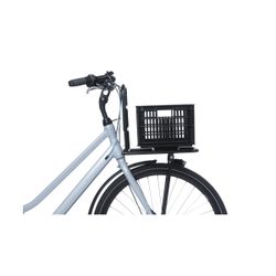 Cesta en plástico reciclado BASIL L, MIK, 40L, negra