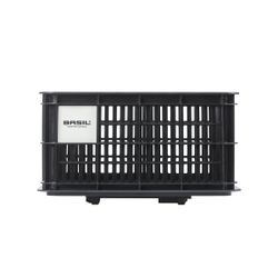 Cesta en plástico reciclado BASIL M, MIK, 29.5L, negra