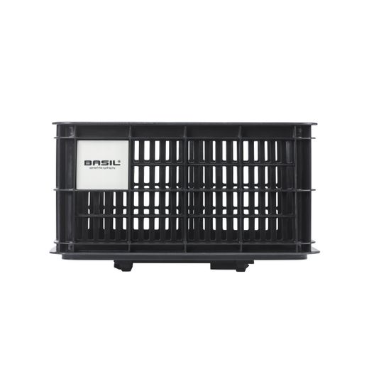 Cesta en plástico reciclado BASIL S, MIK, 17.5L, negra
