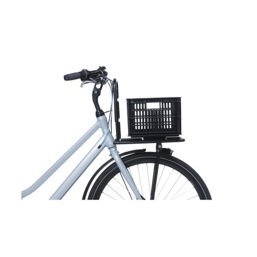 Cesta en plástico reciclado BASIL S, MIK, 17.5L, negra