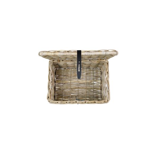 Cesta frontal BASIL "Dax L", con tapa, gris