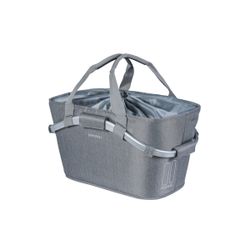 Cesta trasera BASIL "2Day Carry All" MIK, gris melé