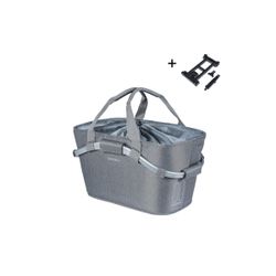 Cesta trasera BASIL "2Day Carry All" MIK, gris melé