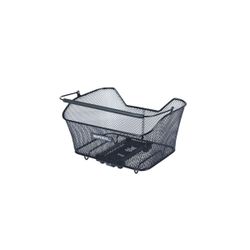 Cesta trasera BASIL "Base M" MIK, negra