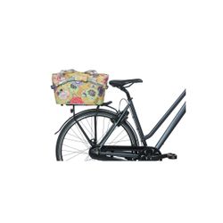 Cestino posteriore BASIL "Bloom Field Carry All" MIK, 22L, giallo