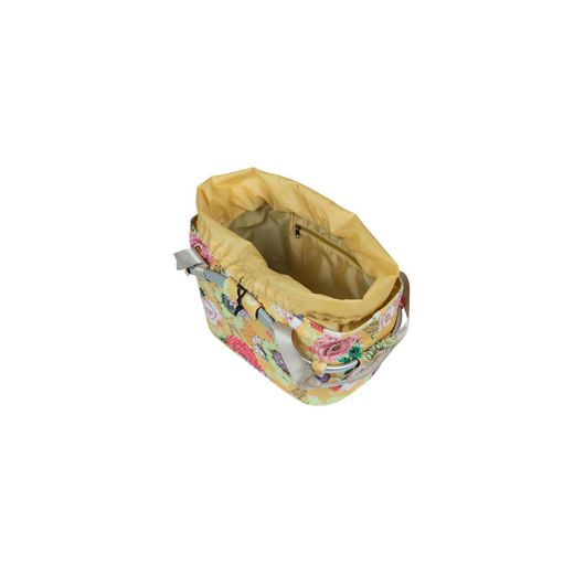 Cestino posteriore BASIL "Bloom Field Carry All" MIK, 22L, giallo