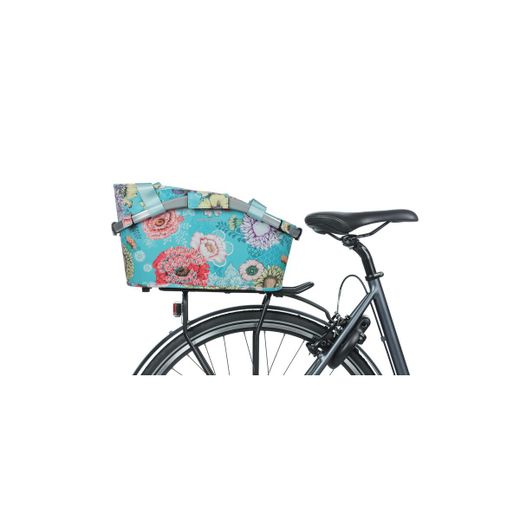 Cesta trasera BASIL "Bloom Field Carry All" MIK, 22L, Azul