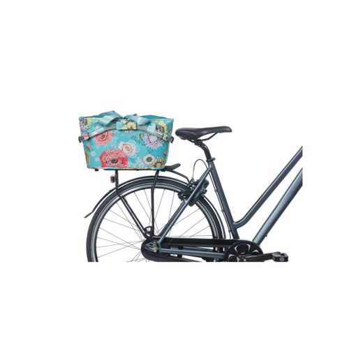 Cesta trasera BASIL "Bloom Field Carry All" MIK, 22L, Azul