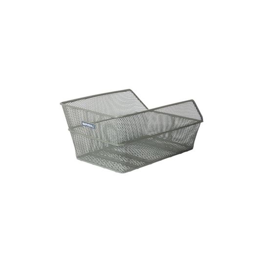 Cesta trasera BASIL "Cento", montaje fijo, verde oliva