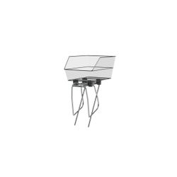 Cesta trasera BASIL "Cento" Multisistema NX WSL, negra