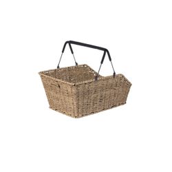 Cesta trasera BASIL "Cento Rattan Look" MIK, ratán, hierbas marinas