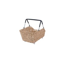 Cestino posteriore multisistema NX BASIL "Cento Rattan Look", rattan, seagrass