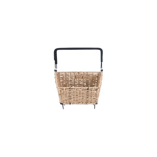 Cestino posteriore multisistema NX BASIL "Cento Rattan Look", rattan, seagrass
