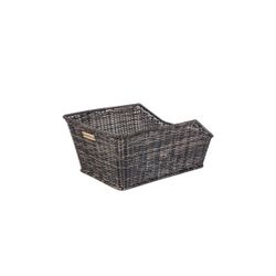 Cesta trasera BASIL "Cento Rattan Look" WSL, marrón