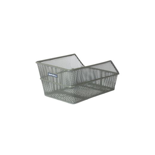 Cesta trasera BASIL "Cento S", montaje fijo, verde oliva