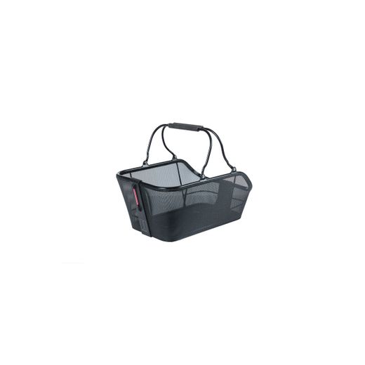 Cesta trasera BASIL "Cento Tech Fiber Nordlicht" MIK, negro sólido