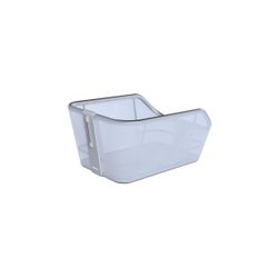 Cesta trasera BASIL "Cento Tech Fiber Nordlicht" WSL, azul plateado