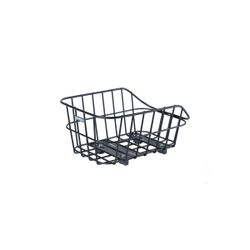 Cesta trasera BASIL "Cento" WSL, aluminio, 22L, negra