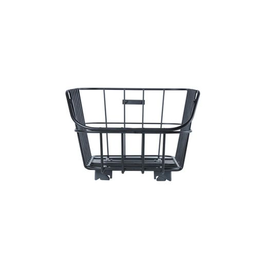 Cesta trasera BASIL "Cento" WSL, aluminio, 22L, negra