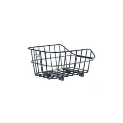Cesta trasera BASIL "Cento" WSL, aluminio, 22L, negra