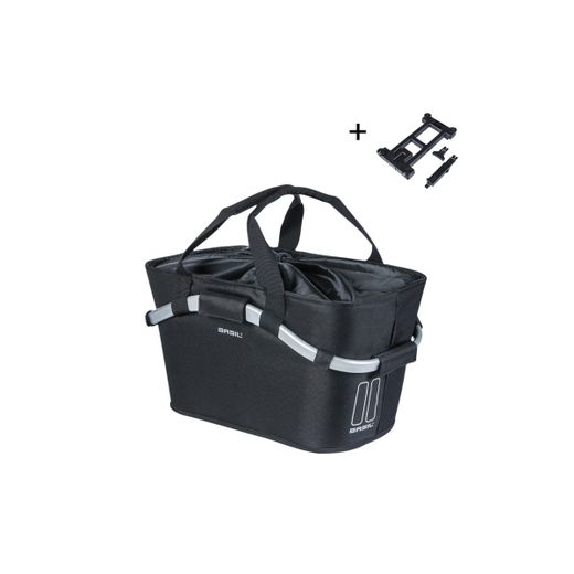Cesta trasera BASIL "Classic Carry All", 22L, negra