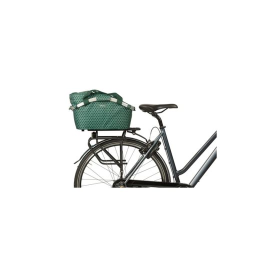 Cesta trasera BASIL "Flair Carry All" MIK, 22L, verde