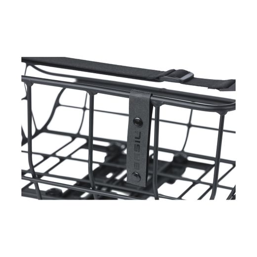 Cesta trasera BASIL "Portland" MIK, 25L, negro mate