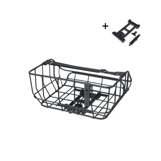 Cesta trasera BASIL "Portland" MIK, 25L, negro mate