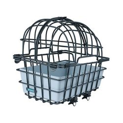 Panier arrière pour animaux mijnenpieper luna xl fix system aluminium matt noir (50x36x50 cm)