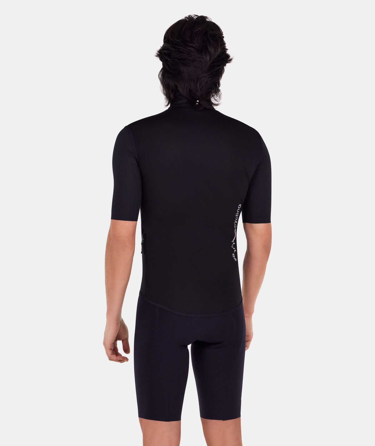 Santini MAGIC パッカブル ベスト size:L ブラック Colete impermeável para ciclismo unissex Santini Magic, várias