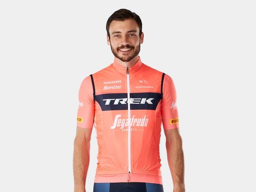 Chaleco santini trek-segafredo team windshell xl coral