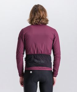 Chaqueta cortaviento Santini Alpha T Burgundhi