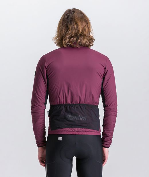 Chaqueta cortaviento Santini Alpha T Burgundhi