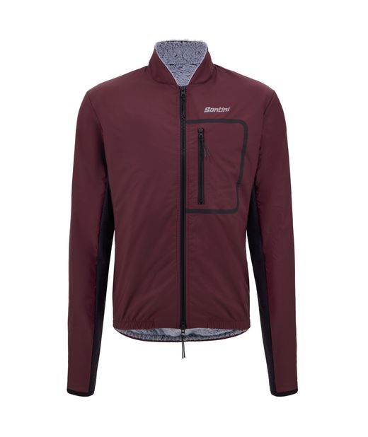 Chaqueta cortaviento Santini Alpha T Burgundhi