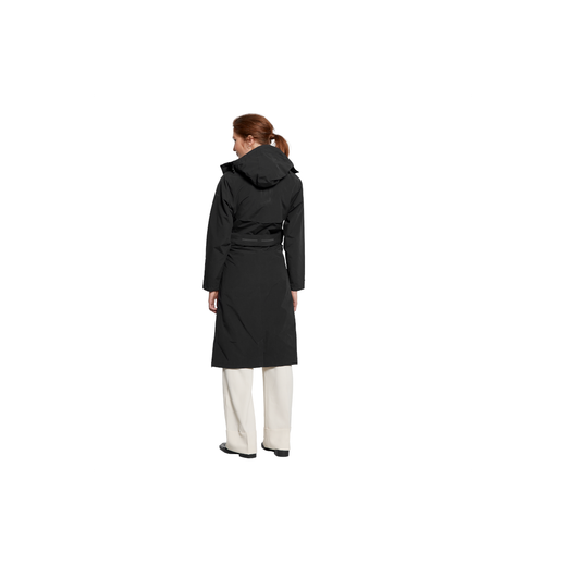 Chaqueta impermeable BASIL "Mosse" para mujer, negra, XL