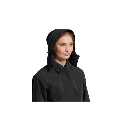 Chaqueta impermeable BASIL "Mosse" para mujer, negra, XL