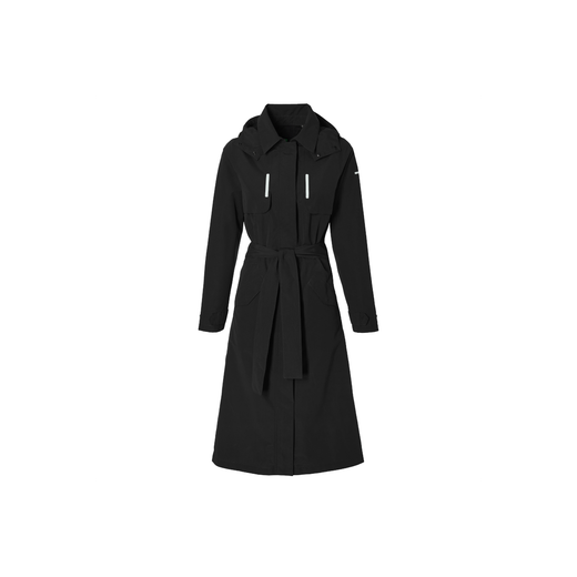 Chaqueta impermeable BASIL "Mosse" para mujer, negra, XL