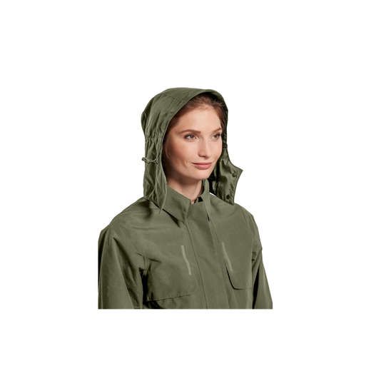 Chaqueta impermeable BASIL "Mosse" para mujer, verde oliva, XL