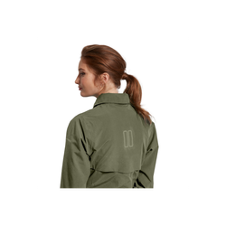 Chaqueta impermeable BASIL "Mosse" para mujer, verde oliva, XXL
