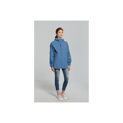 Chaqueta impermeable "Hoga" unisex, Azul horizonte, M