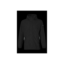 Chaqueta impermeable "Hoga" unisex, Negra, L