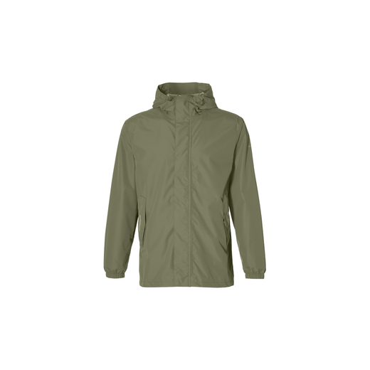 Chaqueta impermeable "Hoga" unisex, Oliva, L