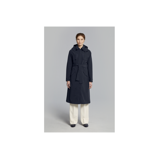Chaqueta impermeable "Mosse" para mujer, Azul medianoche, XL