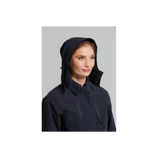 Chaqueta impermeable "Mosse" para mujer, Azul noche, M