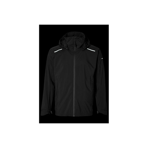 Chaqueta impermeable "Skane" para hombre, Negra, XL