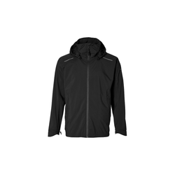 Chaqueta impermeable "Skane" para hombre, Negra, XXL